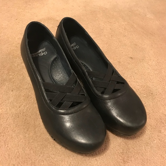 Dansko Women’s Leather Black Shoes. Size 40. - Picture 2 of 7